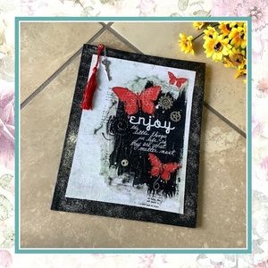 🌺 BUTTERFLY JOURNAL DIARY SPELL BOOK NOTES WRITING SCRAPBOOK NOTEBOOK STORY